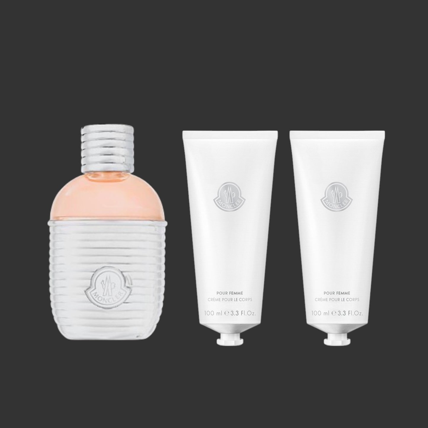 Moncler Pour Femme SET 100ml EDP + 100ml Duschgel + 100ml Bodylotion