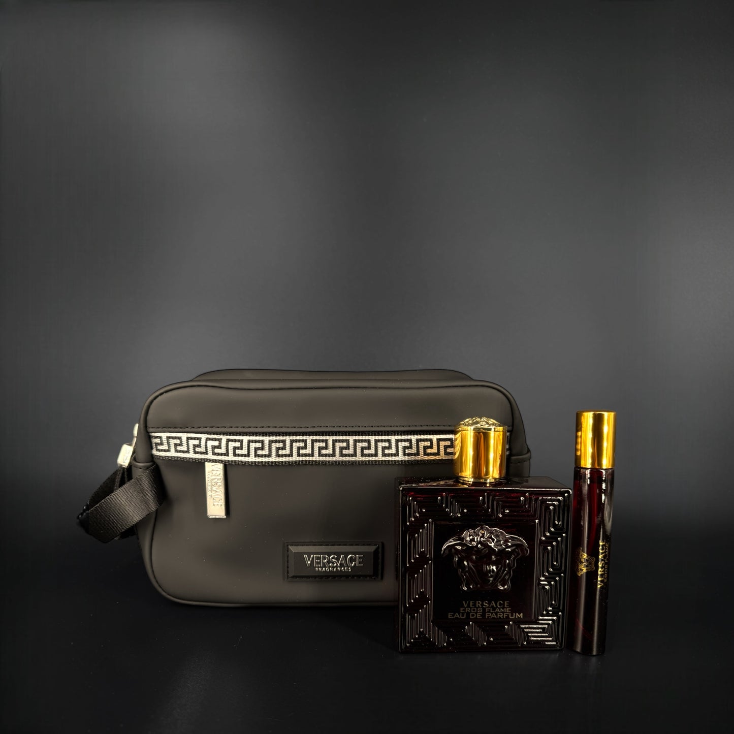Versace Eros Flame Set 100 + 10ml EDP + Tasche