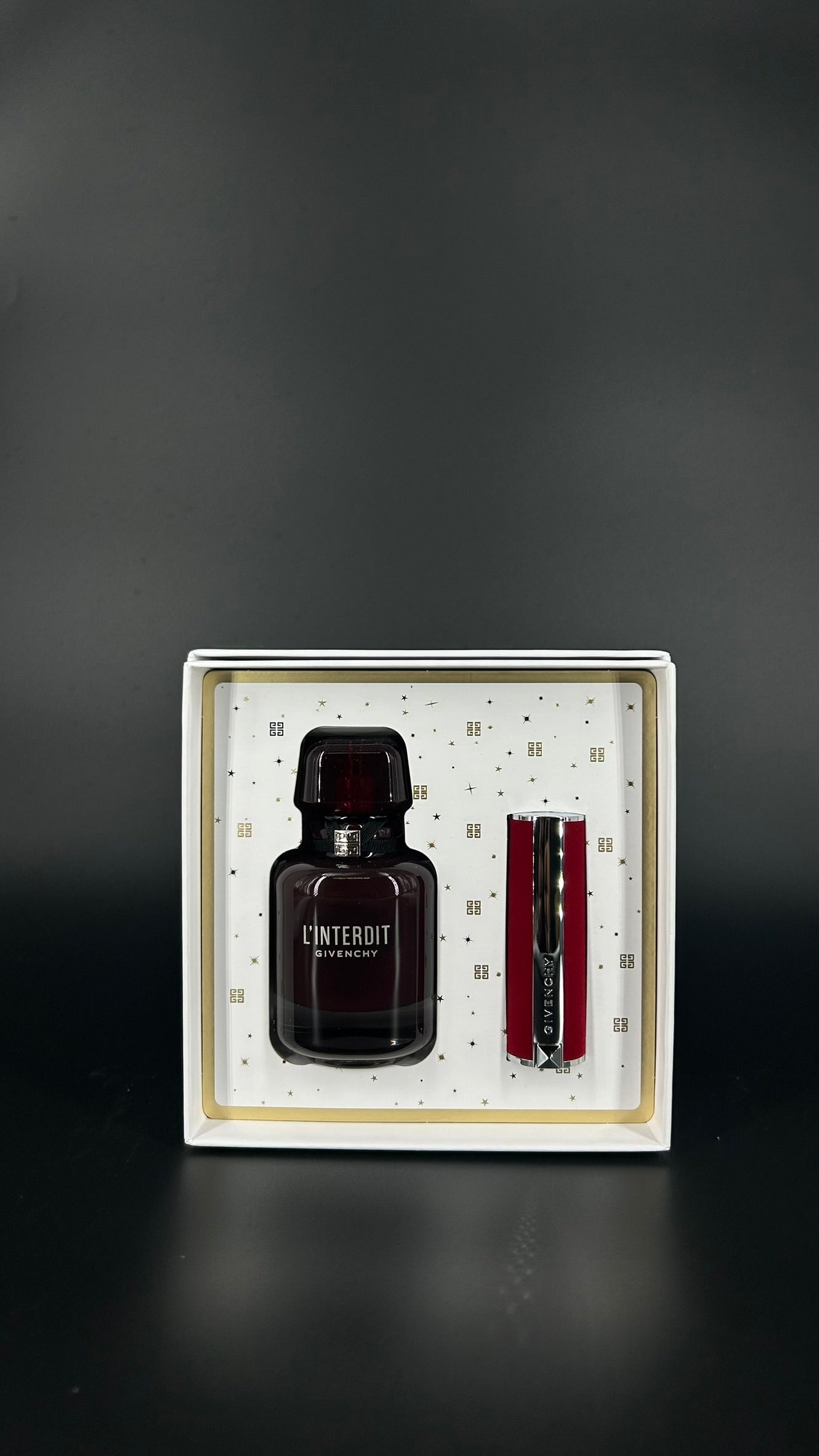 Givenchy L`Interdit Rouge SET 50ml EDP+3,4g Rouge