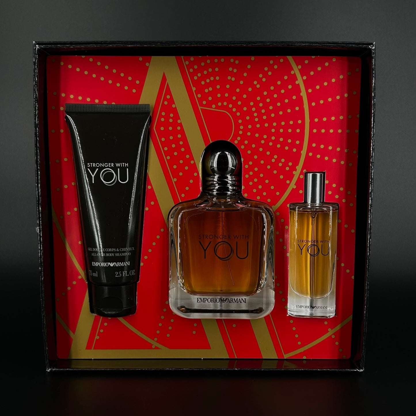 Emporio Armani Stronger with You SET 100ml+15ml EDT + SG