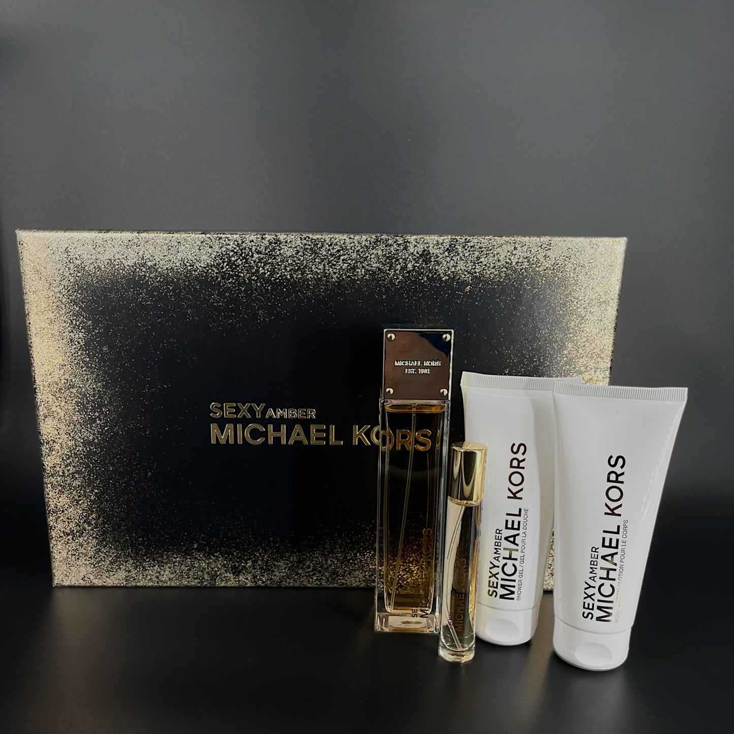 Michael Kors Sexy Amber SET 100ml EDP+SG+BL+10ml Travel