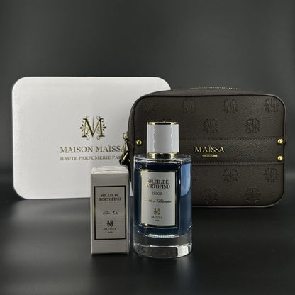 Maissa Soleil de Portofino SET 100ml EDP + 15ml Pure Oil + Tasche