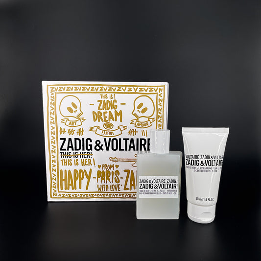 Zadig & Voltaire This is Her SET 50ml EDP Bodylotion