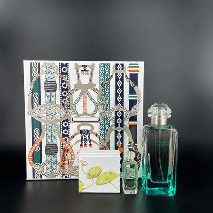 Hermes Un Jardin Sur le Nil SET 100ml + 7,5ml EDT+ Soap