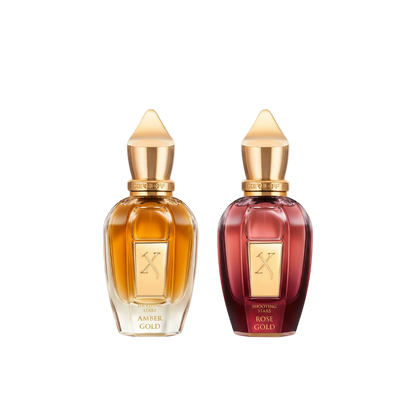 Xerjoff Amber Gold 50ml +Rose Gold 50ml EDP Shooting Stars