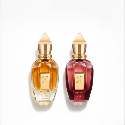 Xerjoff Amber Gold 50ml +Rose Gold 50ml EDP Shooting Stars