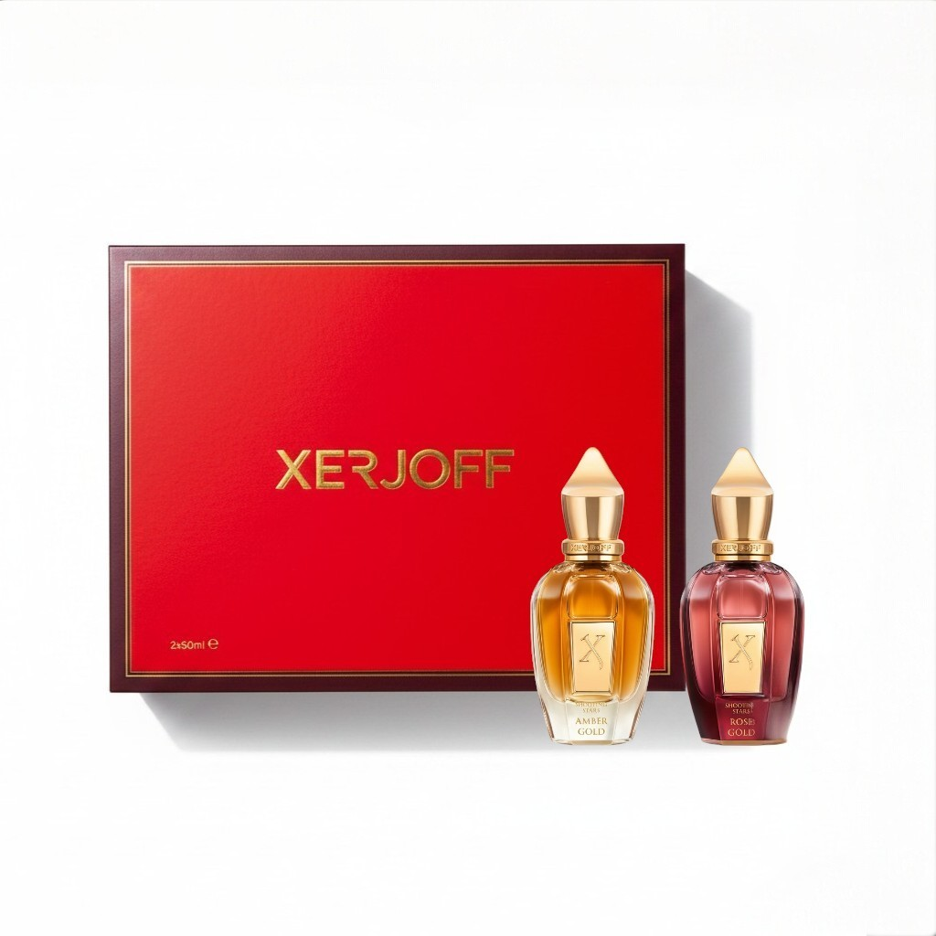 Xerjoff Amber Gold 50ml +Rose Gold 50ml EDP Shooting Stars