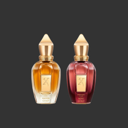 Xerjoff Amber Gold 50ml +Rose Gold 50ml EDP Shooting Stars