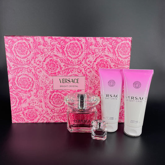 Versace Bright Crystal SET 90ml+5ml EDT + SG+BL
